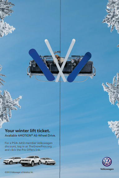 Volkswagen: Your winter lift ticket.